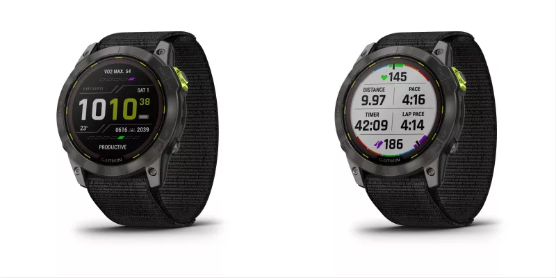 The Garmin Enduro 2 with two GPS frequency bands