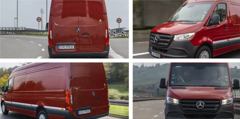 eSprinter has an autonomy of 475 km in real traffic