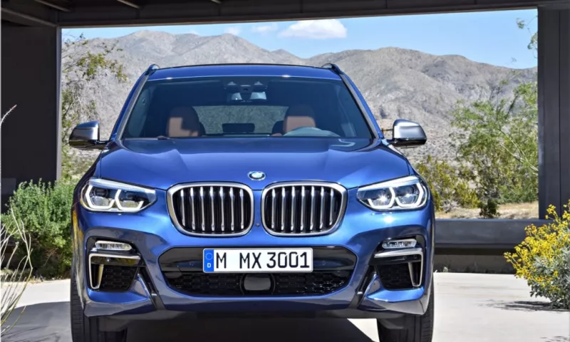 BMW X3 M in Phytonic Blue Metallic